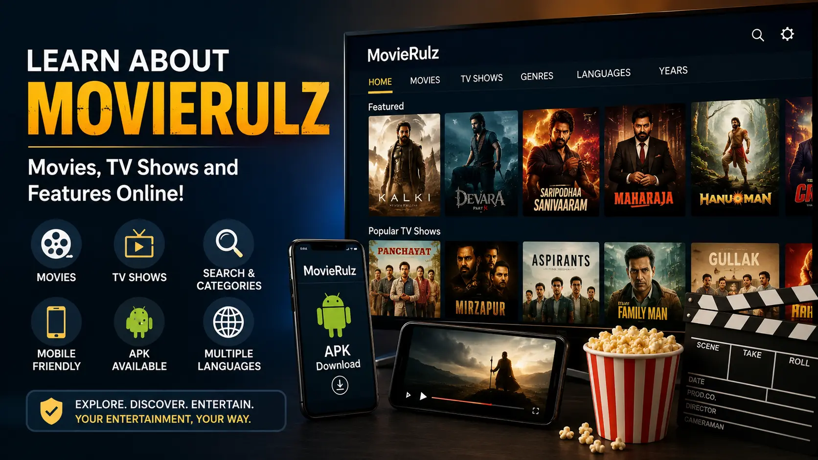Learn About MovieRulz: Movies, TV Shows and Features Online!